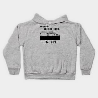 maryland tough baltimore strong Kids Hoodie